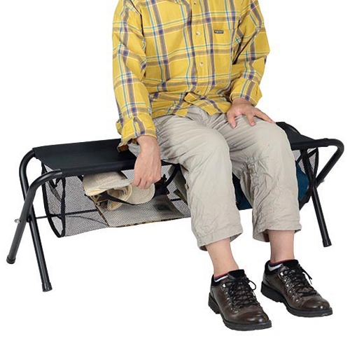 1100x360x400mmベンチ(ポータブル/ブラック_画像04