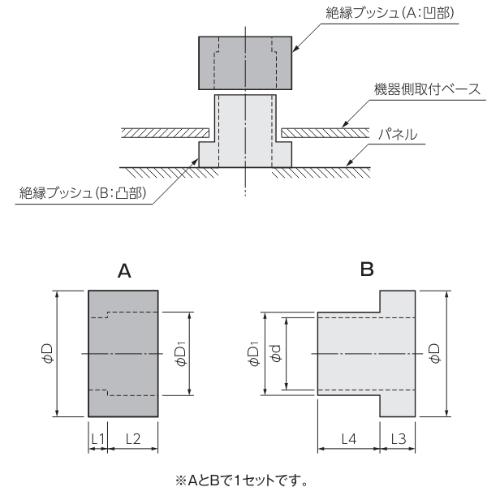 M5絶縁ブッシュ(4組)_画像03