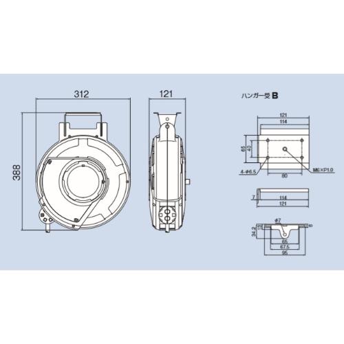 6.5mmx10mエアーホースリール(自動巻/柔_画像04