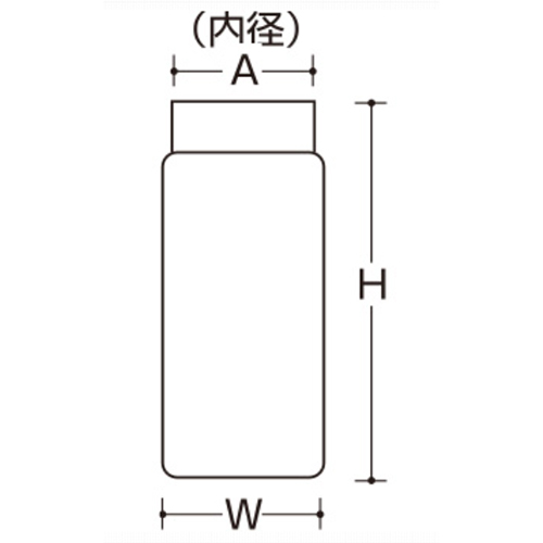 φ91.5x180mm/1000ml広口ポリ容器クリアx10_画像03