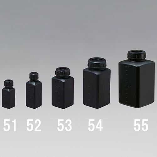 55x55x128mm/250ml角型ポリ容器(遮光)_画像03