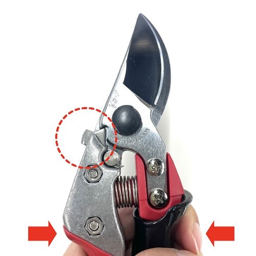 200mm剪定はさみ(負担軽減クリップ)_画像04