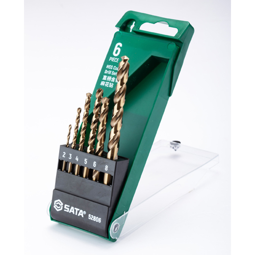 2.0-8.0mm/6本組ストレートドリル(CO-HSS)_画像02