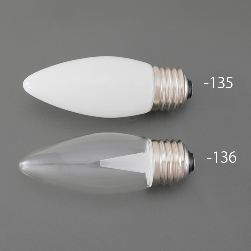 1.4W/E26LEDシャンデリア電球(クリア電球色_画像03