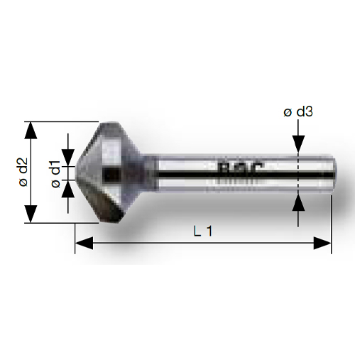 8.3mm/120°カウンターシンク(6mm軸･HSS)_画像02