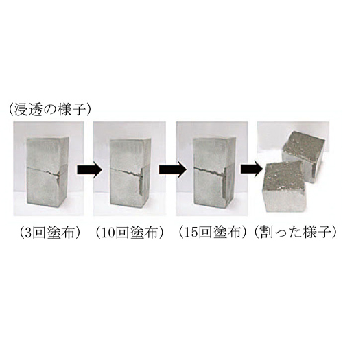1.0kgx10箱夏用コンクリートひび割れ補修剤_画像02