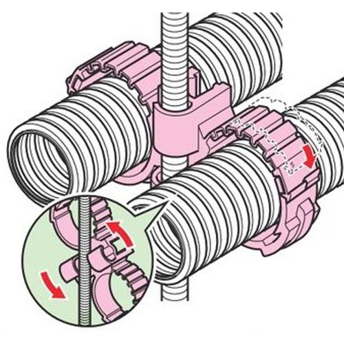 φ45.5mm吊りポルト用ケーブルハンガー(5個_画像02