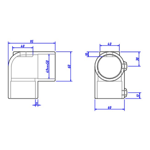 φ150ブレーキキャスター(ゴム/L型)_画像04