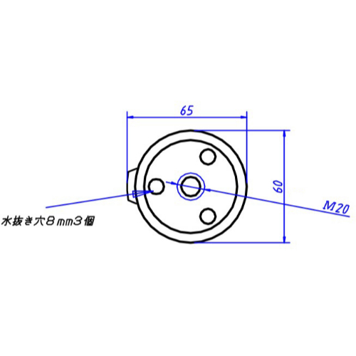 M20キャスター取付用金具(160kgタイプ)_画像04