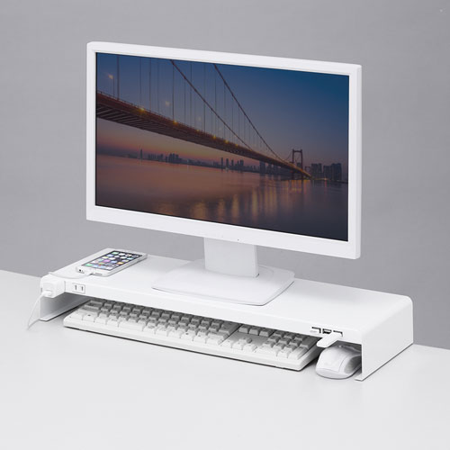 600x200x80モニタースタンド(USBハブ付_画像04