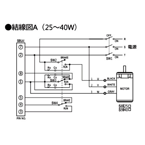 三相200V±10%ブレーキパック(接点タイプ)_画像02