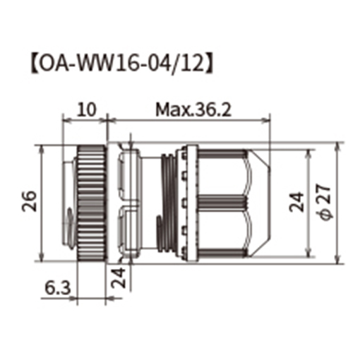 4-12mm/G1/2ケーブルグランド(防水型)_画像04