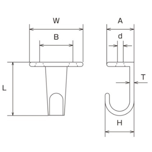 17x27mmフック(ステンレス製)_画像03