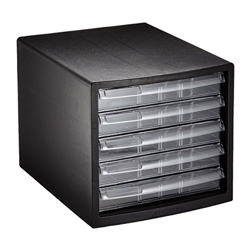 278x350x258mm/5段レターケース(黒)_画像03