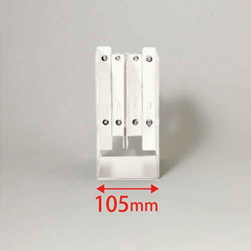 105～350x197x281伸縮式ブックエンド(白)_画像02