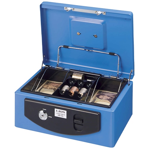 272x209x118mm手提げ金庫(ブルー)_画像04