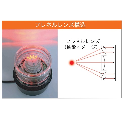 DC12～24VLED回転灯(黄)_画像04