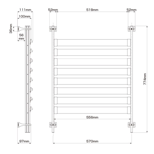 622x774x111mm室外機ルーバー_画像04