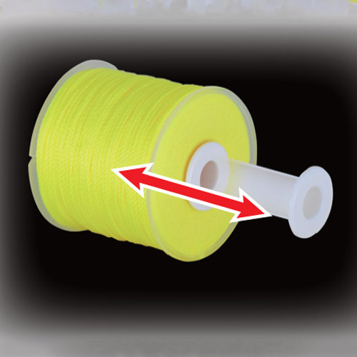 φ0.8mmx270m蛍光水糸(ホワイト/ハンドル付_画像02