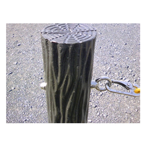 φ55x600mm擬木杭(穴あり/ダークブラウン)_画像03