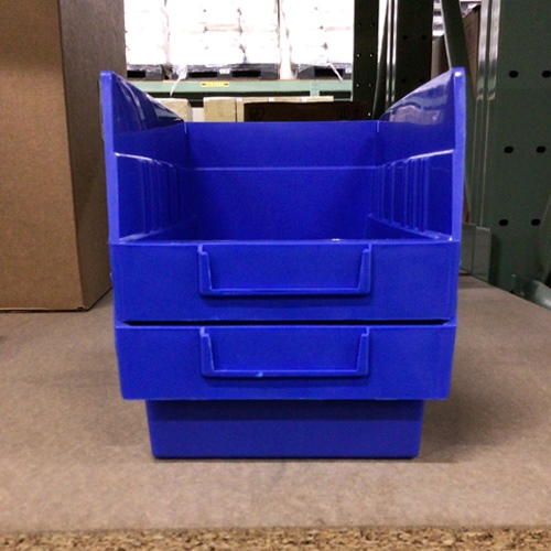 168x295x152パーツトレー/ラック棚用(青*30_画像02