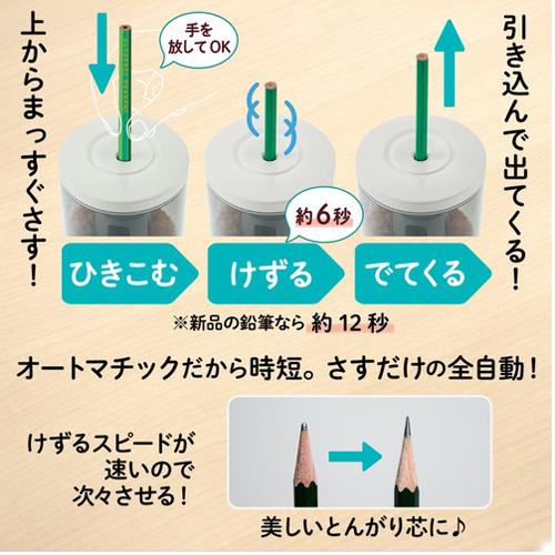 [充電式]鉛筆けずり(アイボリー)_画像03