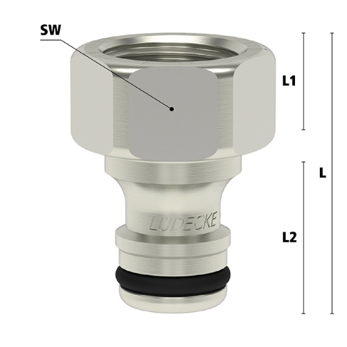 G1/2 in雌ねじプラグ(真鍮製)_画像02