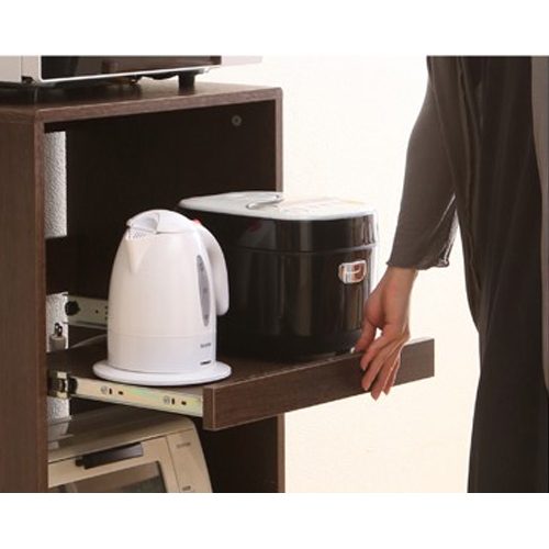 500x370x938mm収納ラック(ブラウンオーク)_画像02