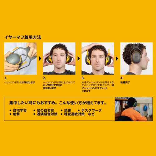 イヤーマフEA800WC-1_画像04
