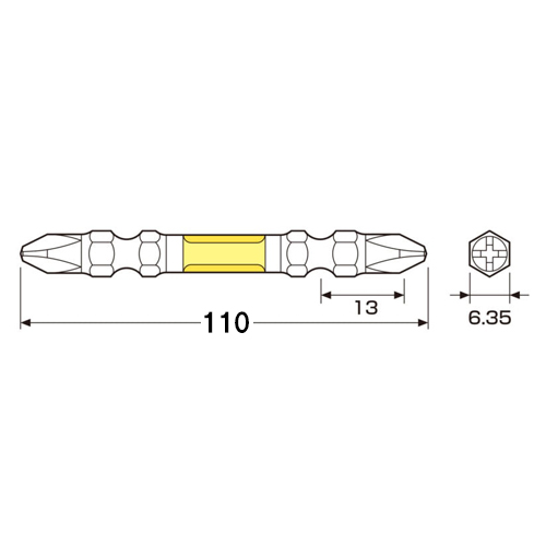 #2x110mm衝撃吸収ビット(10本組)_画像04