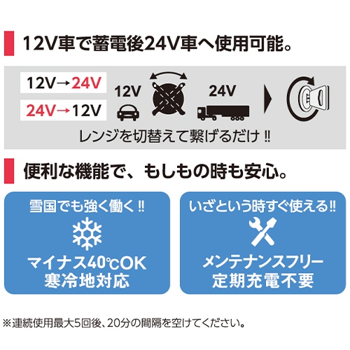 DC12/24Vエンジンスターター(キャパシタ式)_画像02