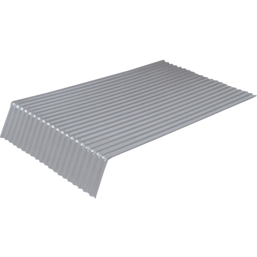 1400x655mmポリカ先曲り波板(クリアー/10枚_画像02