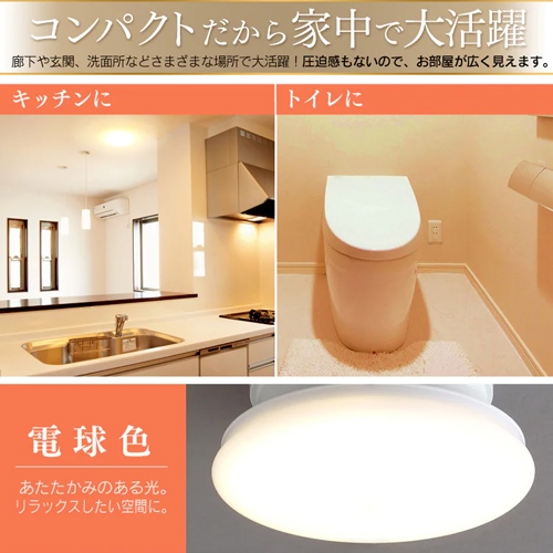 φ132x33mmシーリングライト(薄型･小型_画像02