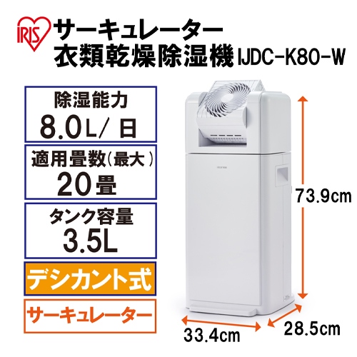 720W衣類乾燥除湿機(サーキュレーター付)_画像02