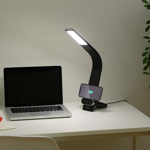 AC100V/8Wデスクスタンド/LED(黒)_画像02