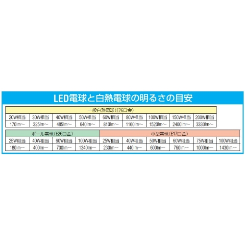AC100V/4.9W/E17電球/LED(昼光色)_画像04