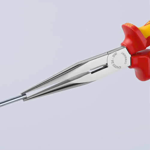 200絶縁ラジオペンチ(グリップ/直/落下防止_画像04