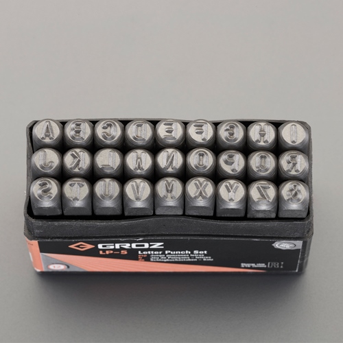 8mm(5/16 in)/27本組英字刻印セット_画像02