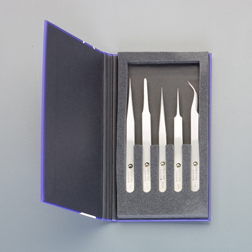 5本組超精密ピンセット(ステンレス製)_画像02