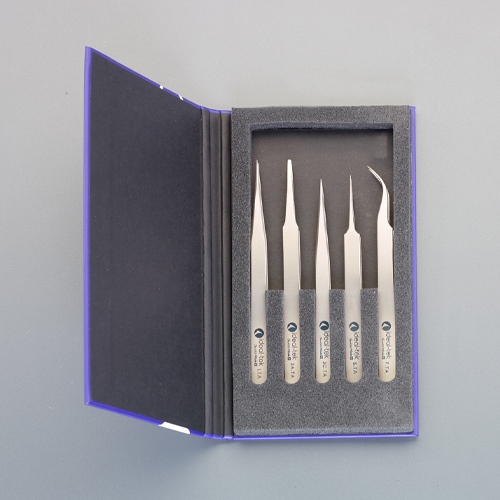 5本組超精密ピンセット(チタン製)_画像02