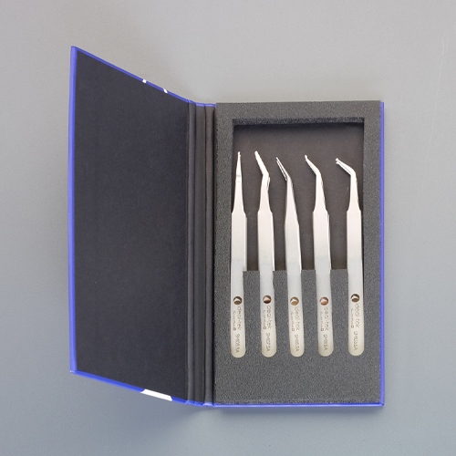 5本組精密ピンセット(ステンレス製)_画像02