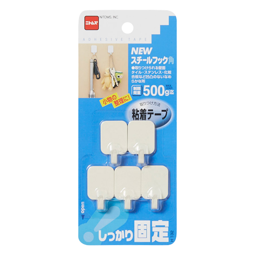 0.5kgフック(粘着付/5個x10パック)_画像02