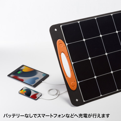 ポータブルソーラーパネル(100W)_画像04