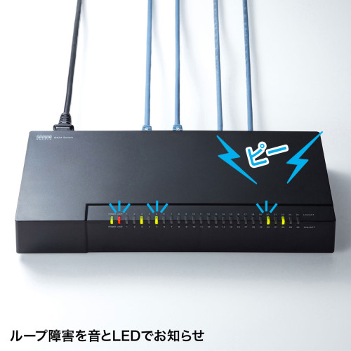 [24ポート]スイッチングハブ(Gbit対応/磁石_画像03