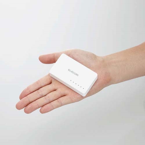 スイッチングハブ(ギガ対応/5ポート/プラ_画像02