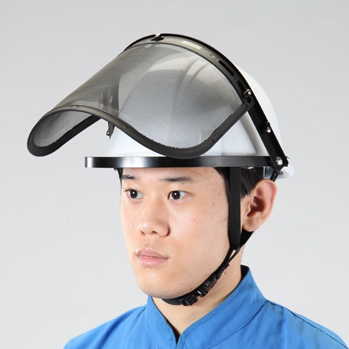 フェイスプロテクター(保護帽取付型/鋼メッ_画像04