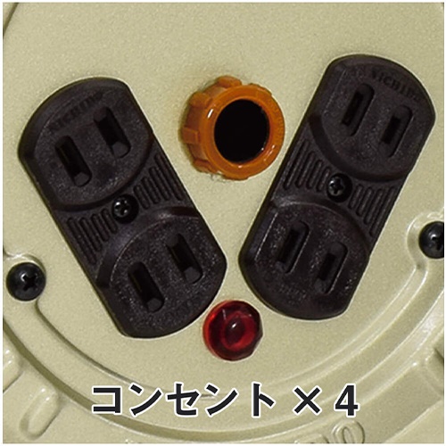 AC125V/15A/20mコードリール(極太/アース無_画像02