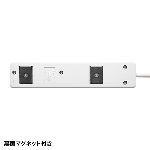 AC125V/15Ax5mタップ(4口/3P/3Pプラグ)_画像03
