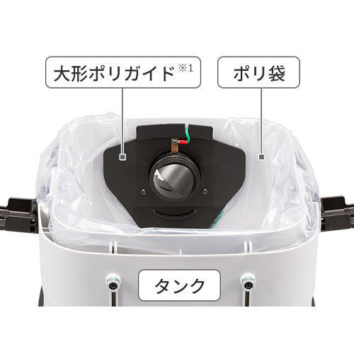 AC100V/1140W/25.0L乾湿両用掃除機_画像04