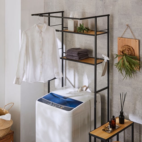 640-820x530x1820ランドリーラック(バー付)_画像03